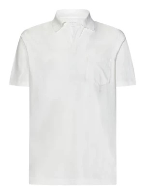 Zdjęcie produktu Biała Koszulka Polo z żebrem Sease