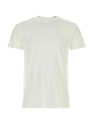 Zdjęcie produktu Biała koszulka z jedwabnym dodatkiem PT Torino