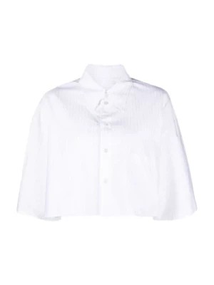 Zdjęcie produktu Biała Koszulka z Krótkim Rękawem MM6 Maison Margiela