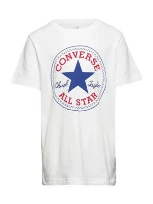 Zdjęcie produktu Biała Koszulka z Logo Converse