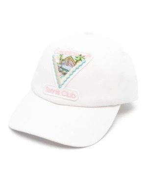 Zdjęcie produktu Biała Koszulka z Logo Klubu Tenisowego Casablanca