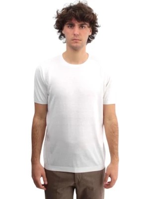 Zdjęcie produktu Biała Koszulka z Okrągłym Dekoltem i Krótkim Rękawem Kangra