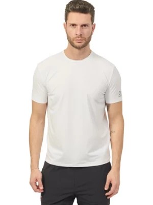 Zdjęcie produktu Biała koszulka z technicznym materiałem Suns