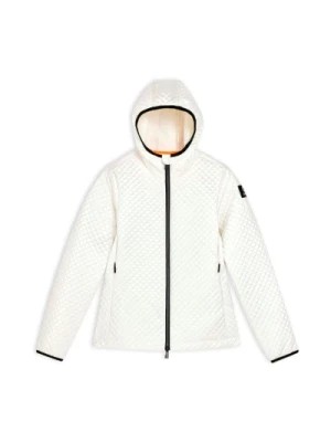 Zdjęcie produktu Biała kurtka puchowa z kapturem Suns