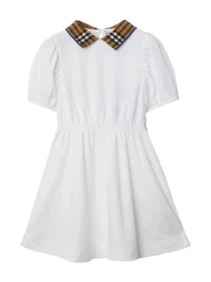Zdjęcie produktu Biała Letnia Sukienka dla Dziewczynek Burberry