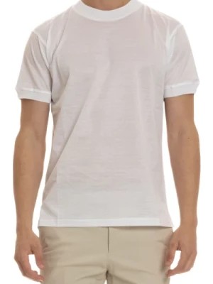 Zdjęcie produktu Biała Merceryzowana Bawełniana Koszulka Polo Tagliatore