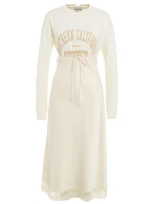 Zdjęcie produktu Biała Sukienka dla Kobiet Semicouture