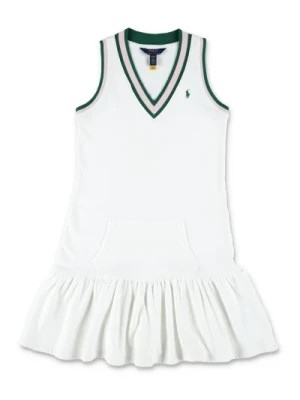 Zdjęcie produktu Biała Sukienka Tenisowa Dziewczęca Ralph Lauren