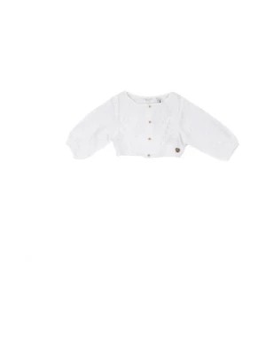 Zdjęcie produktu Biała sweter z zapięciem na guziki Guess