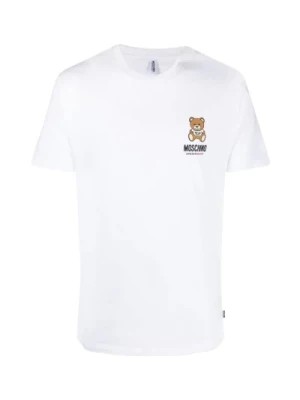 Zdjęcie produktu Biała T-Shirt z elastanem Moschino