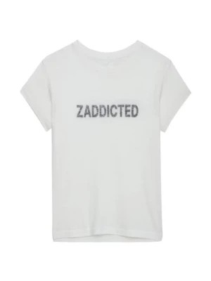 Zdjęcie produktu Biała T-shirty i Pola Kolekcja Zadig & Voltaire