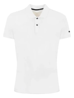 Zdjęcie produktu Biała Techniczna Koszulka Polo Slim Fit RRD