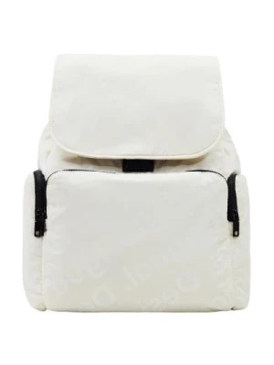 Zdjęcie produktu Biała torba dla kobiet z zapięciem na klips Desigual
