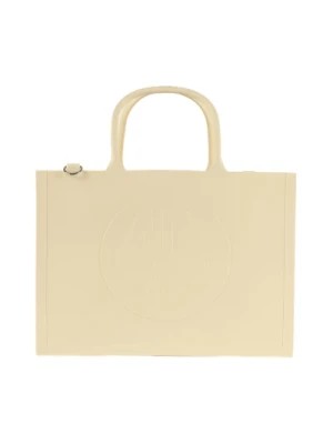 Zdjęcie produktu Biała torba ręczna z tworzywa sztucznego Armani Exchange