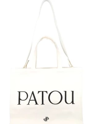Zdjęcie produktu Biała Torebka z Logo Patou