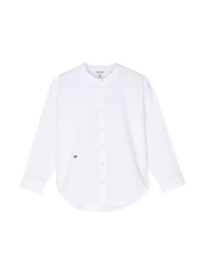 Zdjęcie produktu Białe Bawełniane Koszulki Dla Dzieci Dior