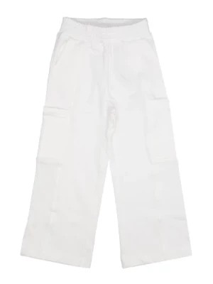 Zdjęcie produktu Białe bawełniane spodnie sportowe dla dzieci Chiara Ferragni Collection