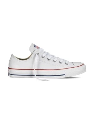 Zdjęcie produktu Białe Casualowe Skórzane Sneakersy dla Kobiet Converse