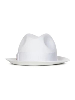 Zdjęcie produktu Białe damskie kapelusze Elie Saab