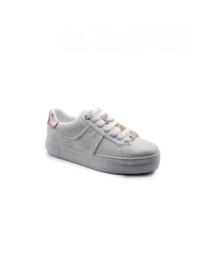 Zdjęcie produktu Białe i różowe buty Fljgiefal12 Guess