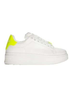 Zdjęcie produktu Białe i żółte fluorescencyjne trampki Gaëlle Paris