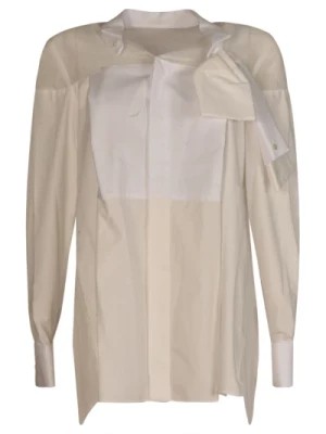 Zdjęcie produktu Białe Koszule dla Mężczyzn Sacai
