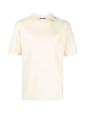 Zdjęcie produktu Białe koszulki i pola z haftowanym logo Moschino