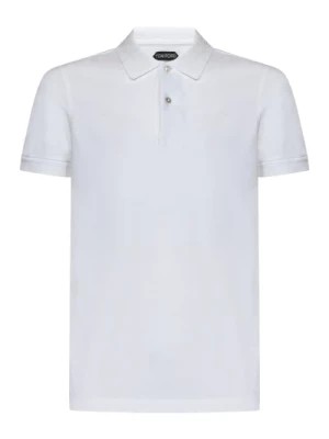 Zdjęcie produktu Białe koszulki i pola z logo TF Tom Ford