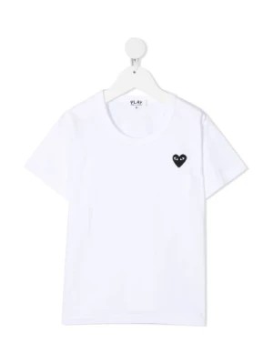 Zdjęcie produktu Białe koszulki i pola z zabawnym wzorem Comme des Garçons Play