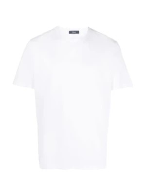 Zdjęcie produktu Białe koszulki i Polosy z obszyciem Overlock Herno