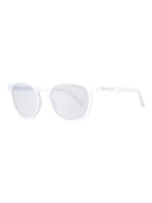Zdjęcie produktu Białe Męskie Okulary Przeciwsłoneczne z Nowoczesnym Designem Gant