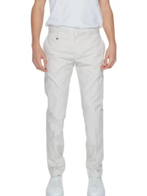 Zdjęcie produktu Białe męskie spodnie z zamkiem Antony Morato