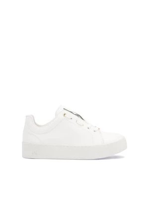 Zdjęcie produktu Białe minimalistyczne sneakersy na prostej podeszwie Kazar
