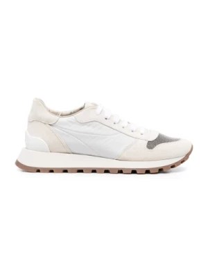Zdjęcie produktu Białe Modne Sneakersy dla Kobiet Brunello Cucinelli