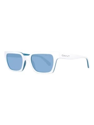 Zdjęcie produktu Białe Okulary Przeciwsłoneczne dla Mężczyzn Gant