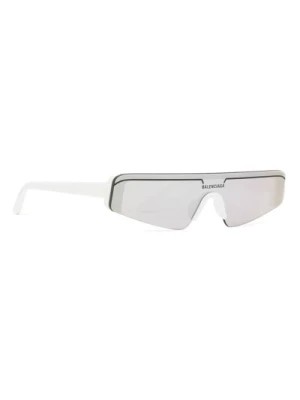 Zdjęcie produktu Białe Okulary Przeciwsłoneczne Ski Prostokątne Balenciaga