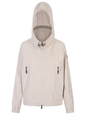 Zdjęcie produktu Białe Płaszcze dla Kobiet Moncler