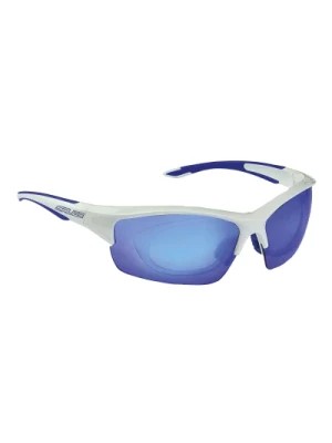 Zdjęcie produktu Białe/Rw Niebieskie Okulary przeciwsłoneczne z wkładką Rx Salice