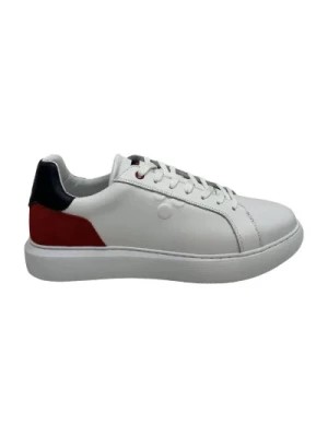 Zdjęcie produktu Białe skórzane buty męskie - Rozmiar 40 Peuterey