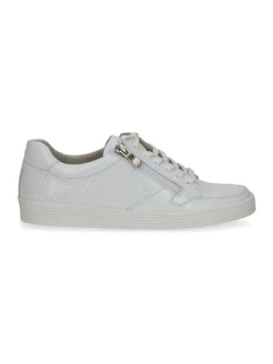 Zdjęcie produktu Białe Skórzane Sneakersy dla Kobiet Caprice