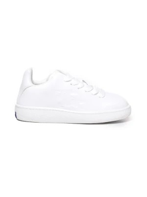 Zdjęcie produktu Białe Skórzane Sneakersy z Szczegółami w Stylu Drutu Kolczastego Burberry