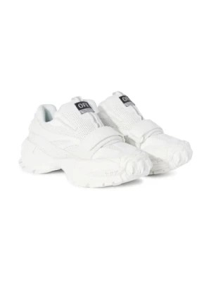 Zdjęcie produktu Białe Slip-On Sneakers z Logo Patch Off White