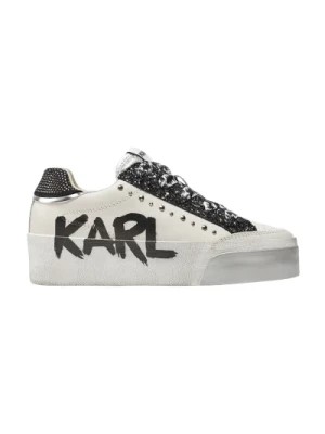 Zdjęcie produktu Białe Sneakers Skool Kl60190 Karl Lagerfeld