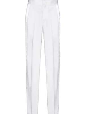 Zdjęcie produktu Białe Spodnie z Szerokimi Nogawkami i Paskami Bocznymi Givenchy