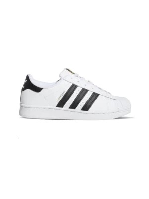 Zdjęcie produktu Białe sportowe buty dla chłopców i dziewcząt Adidas Originals