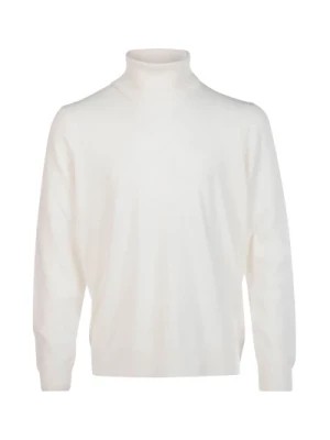 Zdjęcie produktu Białe Swetry Wełniane dla Mężczyzn Gran Sasso