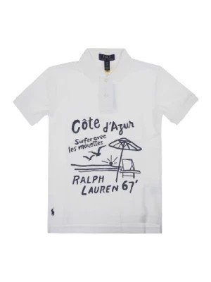 Zdjęcie produktu Białe T-shirty i Pola dla Chłopców Ralph Lauren