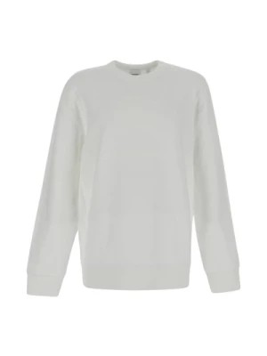 Zdjęcie produktu Biały Bawełniany Sweter z Długimi Rękawami Burberry