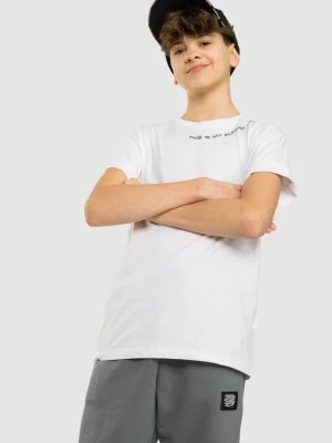 Zdjęcie produktu Biały t-shirt z czarnym napisem