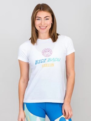Zdjęcie produktu BIDI BADU Koszulka sportowa "Good Vibes" w kolorze białym rozmiar: S